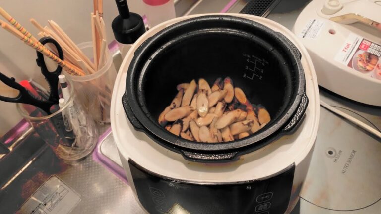 T-fal電気圧力鍋5分加圧ごぼう煮Pressurize for 5 minutes.  I made boiled burdock with an electric pressure cooker.