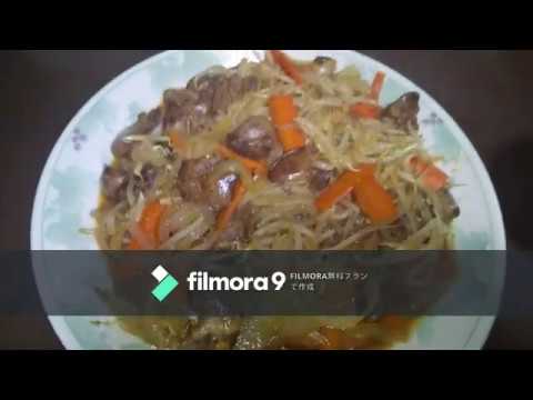【こりゃうまい】鶏ハツ＆レバーで甘辛煮とレバー野菜炒めを作ってみた！Japanese food　Chicken liver　Chickenheart　vegitable stir fry【タブチマン】
