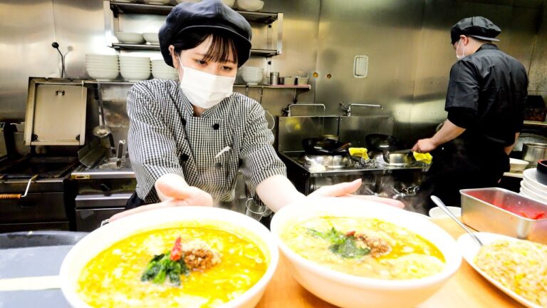 焼めし爆弾！鬼売れ担々麺！高速注文さばきが炸裂するラーメン町中華７選丨Japanese Street Food