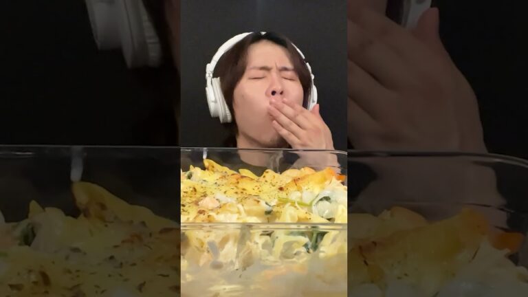 熱々エビグラタン‼️#short #asmr #asmreating #asmrfood #咀嚼音 #大食い