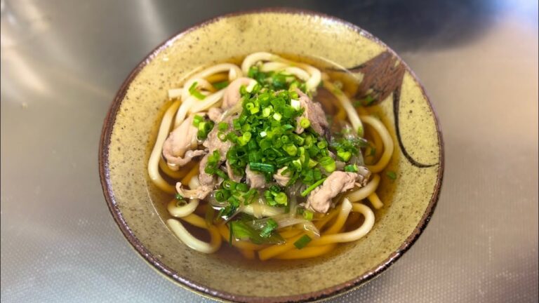 残業終わり、ヘトヘトでもなんとか作れるかもしれない　超簡単肉うどん