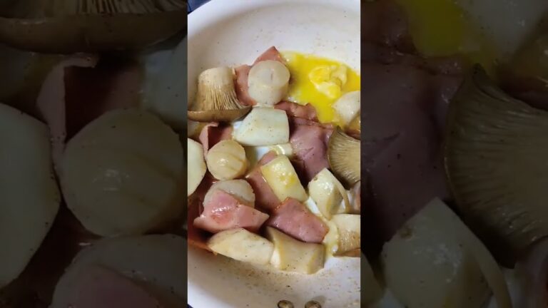 【3分クッキング】もう一品🫡💪ホタテ、エリンギ、ベーコン、ブロッコリーのちゃちゃっと炒め😅😅😅😅✌️超簡単🤣🤣🤣🤣