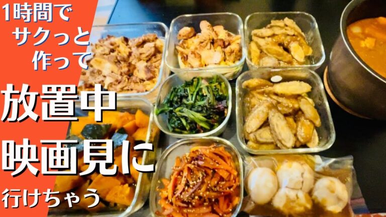 ご飯が進む副菜たっぷり！調理時間1時間の超手際で8品作る！！【作り置き実況＃36】