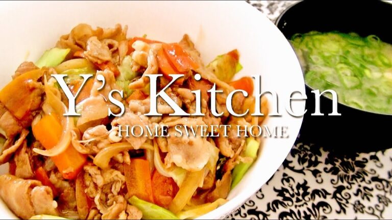 【料理】夏休みのお昼ごはん｜残り野菜で豚バラ丼