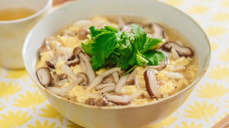 きのこの和風あんかけうどん