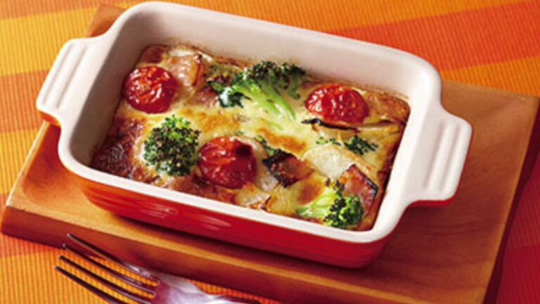 【時短レシピ】フライパンで１０分！ブロッコリーのキッシュ