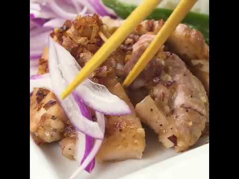 しっかりと下味をつけた豚肉は味が染みて絶品 豚の香草焼きワンプレート～ベトナム風～ ｜ moguna[モグナ]