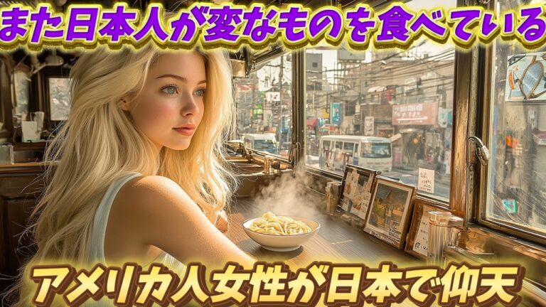 【海外の反応】日本のカレーうどんが絶品！出汁香る濃厚スープの魅力とは？丨日本食丨泣ける話丨感動丨朗読丨睡眠丨名作丨短編