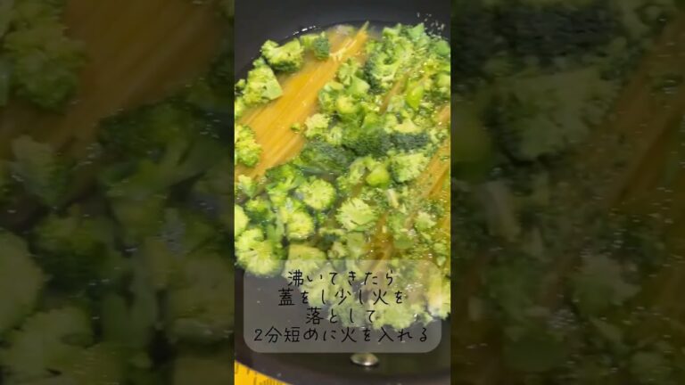 小海老とブロッコリーのワンパンクリームパスタ♡@murakijun