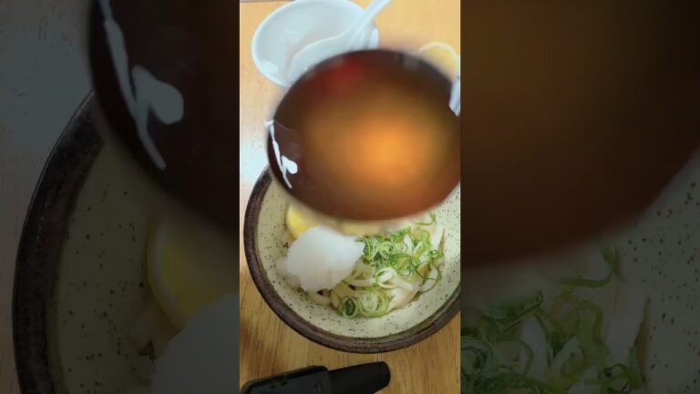 冷かけレモンうどん