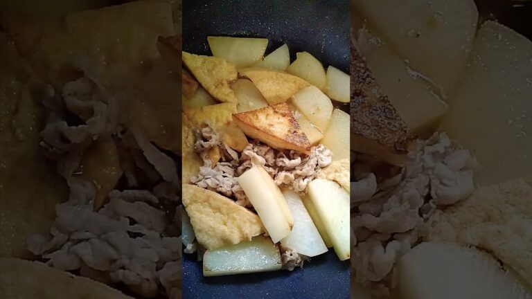 大根と厚揚げ　煮物