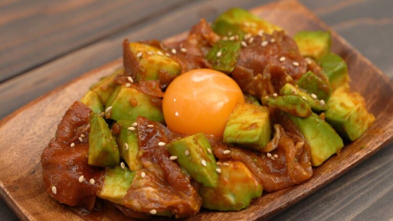 【キャンプ飯】極上！生ハムアボカドユッケ【簡単レシピ】