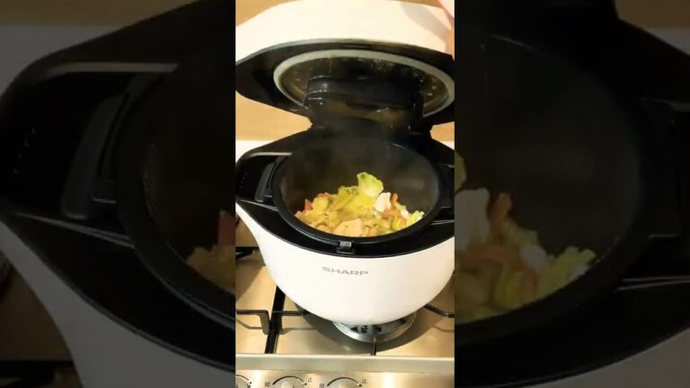 ホットクック／鶏むね肉&きのこの野菜スープ出来上がり映像#Shorts￼