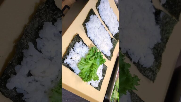 巻きすなし。見たら食べたくなる！宮崎のレタス巻き！ 巻き寿司/恵方巻き/宮崎名物/サラダ巻き#Shorts  #てげうめぇ