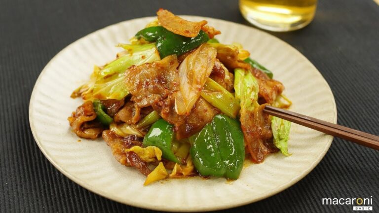 【基本のレシピ】止まらないおいしさ！ タレが決め手の ホイコーロー のレシピ 作り方