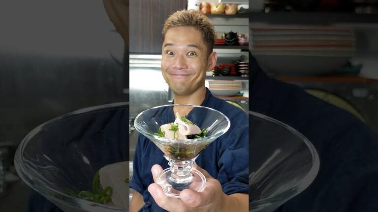 【メカジキ】しゃぶポン酢♪（軽くしゃぶしゃぶして、ポン酢でいただきます）