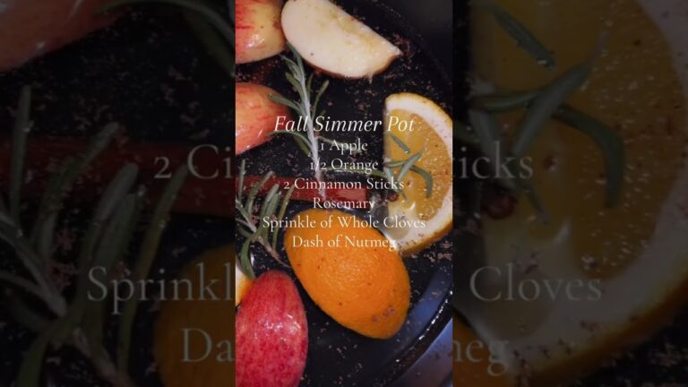 Thanksgiving Recipe Simmer Pot #shorts