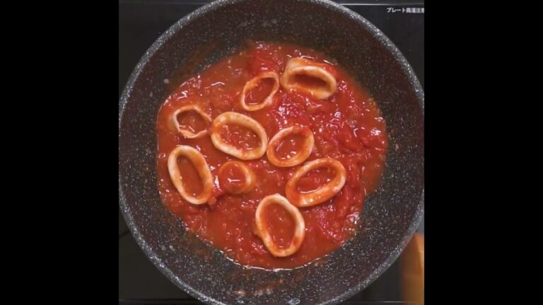 シンプルなのにおしゃれで美味しい 作りたい！ イカのトマト煮込み #cooking #簡単レシピ #イタリアン