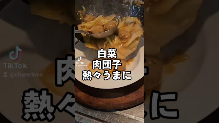 白菜のアツアツうま煮！寒い時めっちゃうめえ！簡単本格中華おかずレシピ