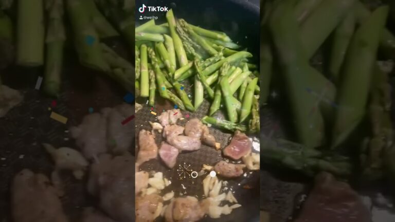 芦笋炒肉片