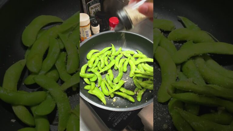 【ガーリック枝豆】レンチンだけじゃもったいなくなる冷凍枝豆レシピ #おつまみ #枝豆 #にんにく