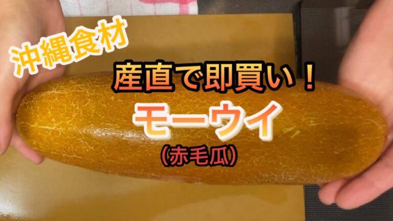 夏野菜！モーウィ（赤毛瓜）の浅漬け作るョ（再UP）