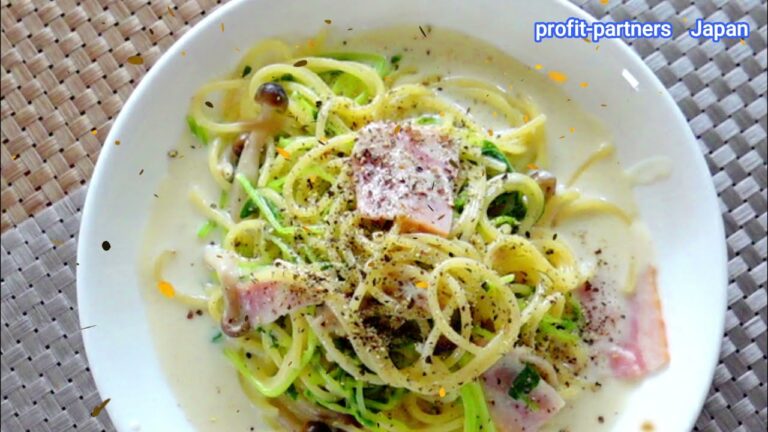 【熟年離婚した男の料理】豆苗のクリームパスタ