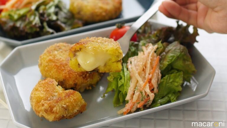 たっぷりチーズがとろ〜り！ カマンベール さつまいも コロッケ のレシピ 作り方