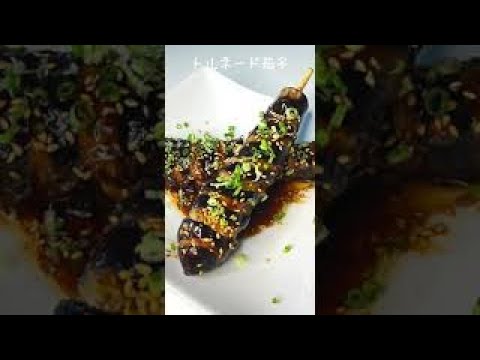 とろとろトルネード茄子　豚バラ肉をくるくる巻いて作る　#shorts