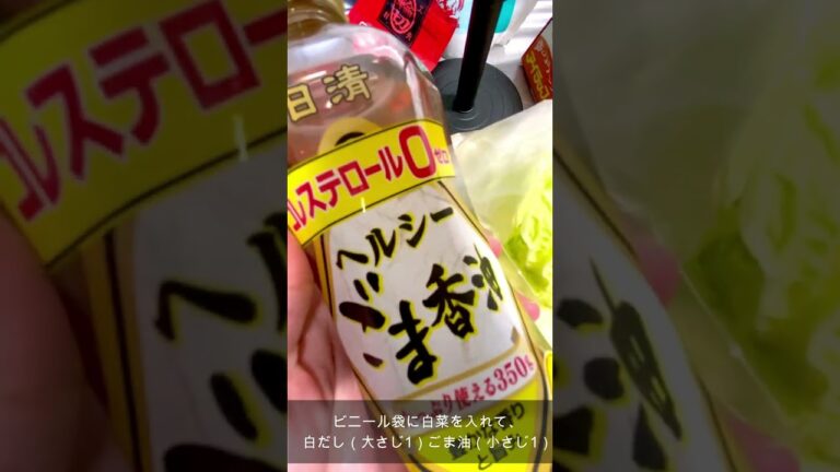 白だしで簡単！絶品白菜の浅漬けレシピ