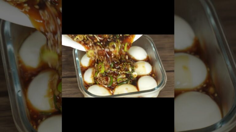 【韓国料理1分レシピ】【300万回再生】TIKTOKでバズった麻薬たまごレシピ！スッキリにも出演しました！#shorts