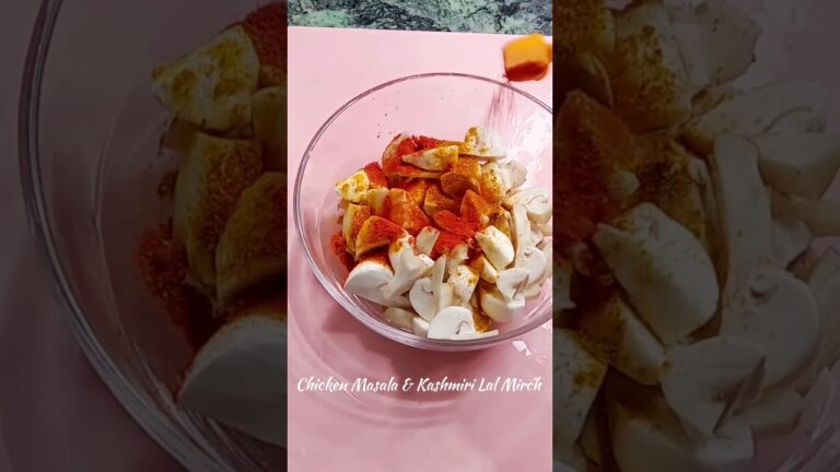 Mashroom Masala Recipe #indianfood #food #shorts #foodie #cooking #tastyrecipes #foodshorts #viral