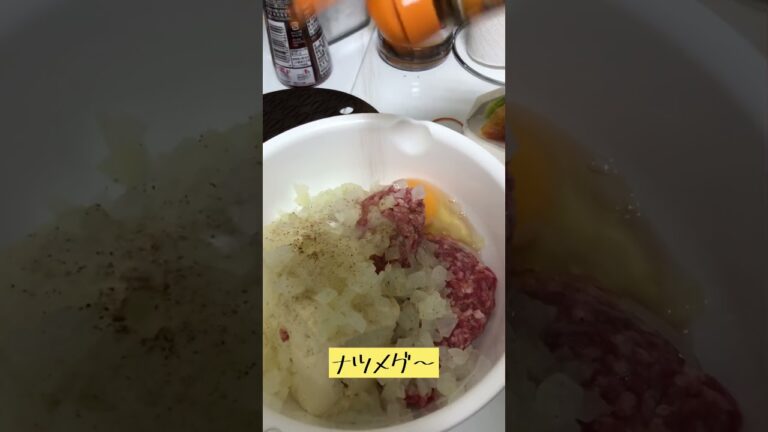 【工場勤務女子のズボラ飯】トマト煮込み豆腐ハンバーグ作ったけど若干失敗したぁ！