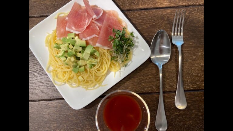【吉祥寺ハンドメイド】簡単レシピでヘルシー＆美容クッキング！つけ麺風トマトの冷製パスタ！暑い夏のさっぱりランチに！momi's kitchen