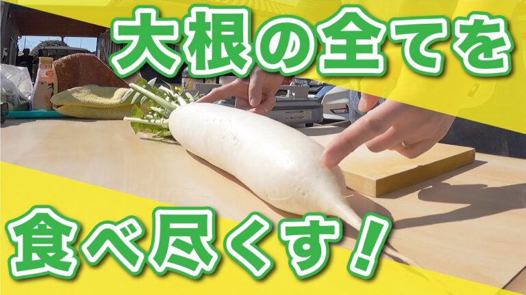 大根を全て食べ尽くすための料理動画！