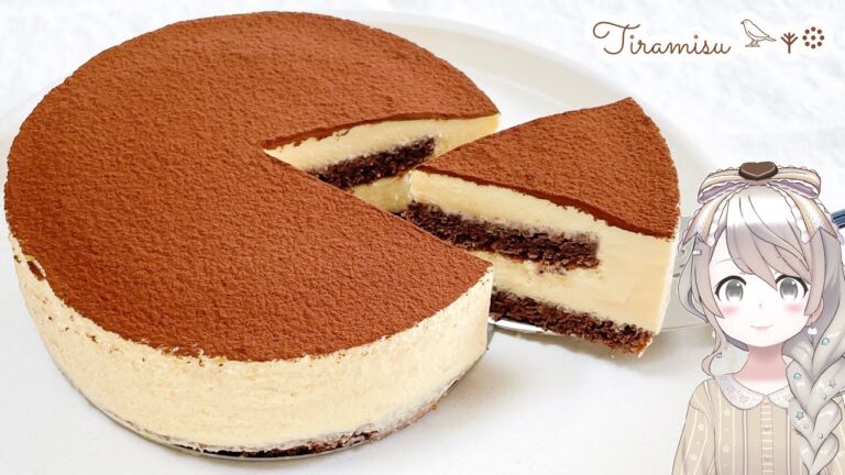 【ふわふわ濃厚】ティラミスの作り方♡クリスマスケーキにも♩How to make Tiramisu / Christmas cake