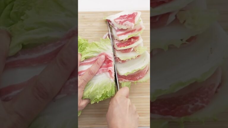 フライパンで作る！豚肉と白菜のミルフィーユの作り方【ミツカン公式】