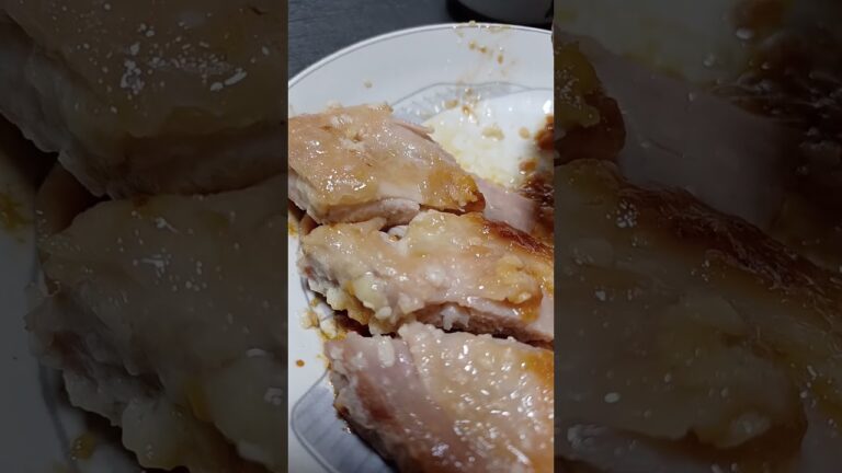 ウマイ！ジューシー！塩麹チキンステーキいただきます🍴🙏