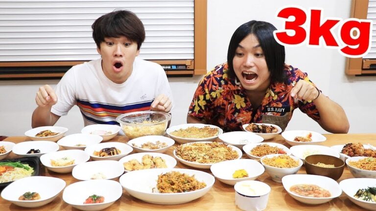 【大食い】ベビースターで３０品料理作って３kg食べまくってみた！！