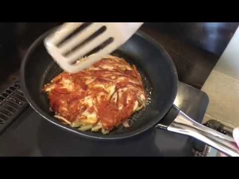 ママのお助けレシピ（しらす入りタケノコとジャガイモのガレット）リビング和歌山2017年４月