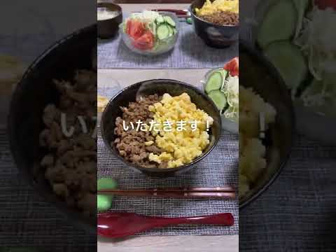 【時短レシピ】サクッと作れる二食丼