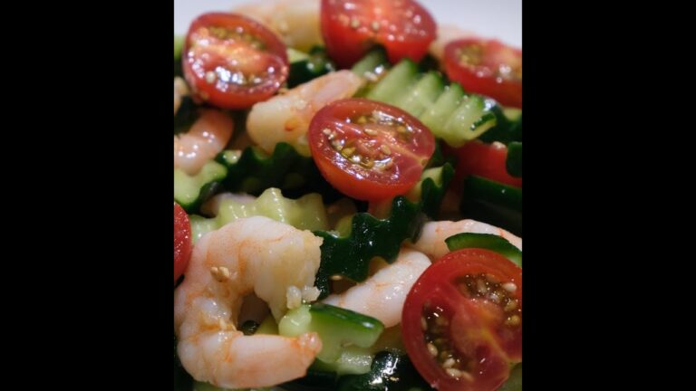 超簡単 きゅうりサラダ 作り方 | からしソース | きゅうりのさっぱりサラダ #Shorts