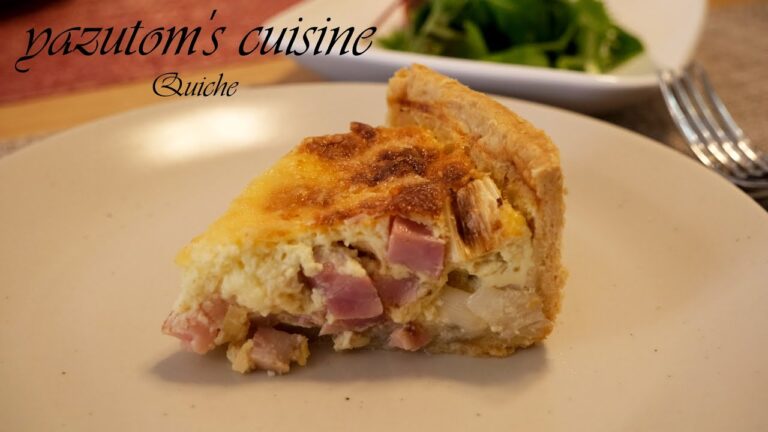 休日のブランチ♪　ゴーダチーズでいただく　キッシュ　 - Quiche -
