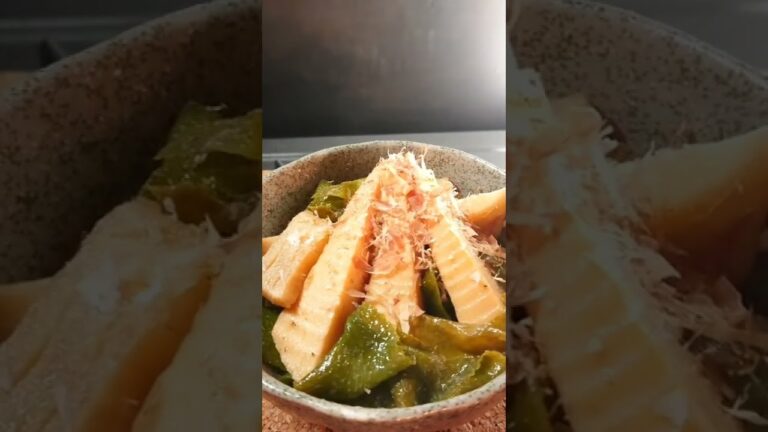 タケノコとワカメの炒め煮! #shorts