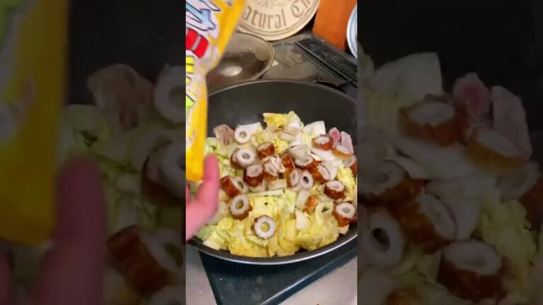 長崎ちゃんぽん風皿うどん#shorts