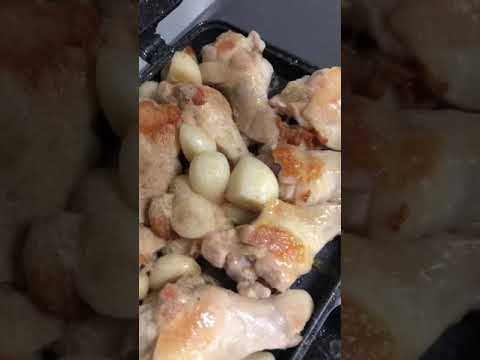 ニンニクと手羽元#料理