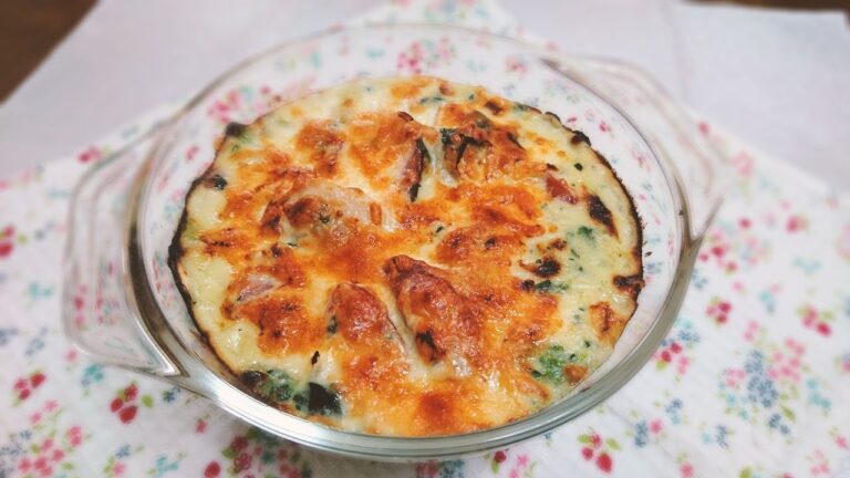 ホタテとウインナーのグラタン【料理】