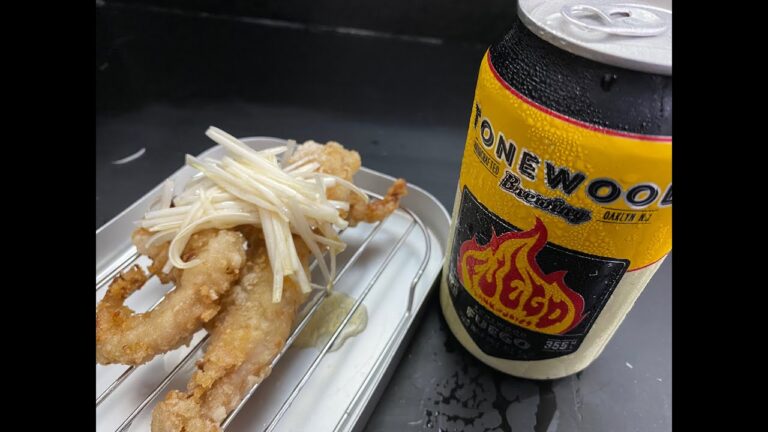 鳥せせりの梅干し下味塩唐揚げwithネギ塩だれをトーンウッドで流すだけ