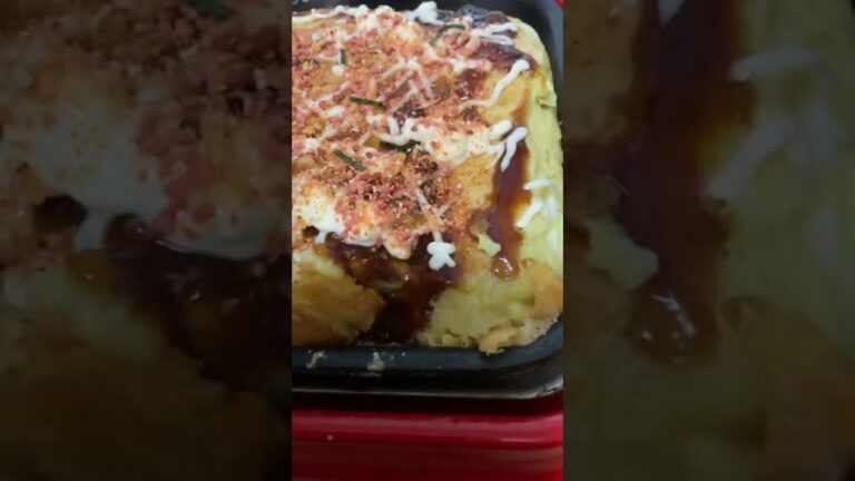 納豆チーズお好み焼き辛子明太ふりかけトッピング(2022/10/24)