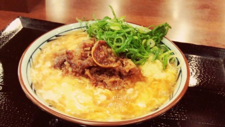 夜なきうどん  肉たまあんかけ   丸亀製麺